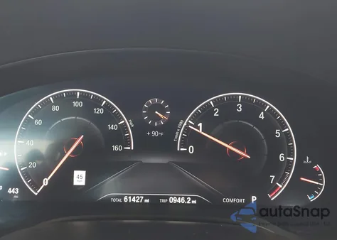 2019 BMW 530I из США, поврежденный, VIN WBAJA5C56KWW13257